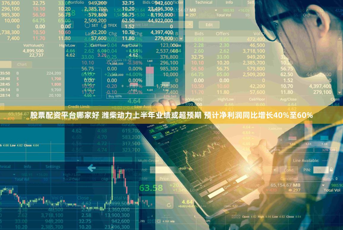 股票配资平台哪家好 潍柴动力上半年业绩或超预期 预计净利润同比增长40%至60%