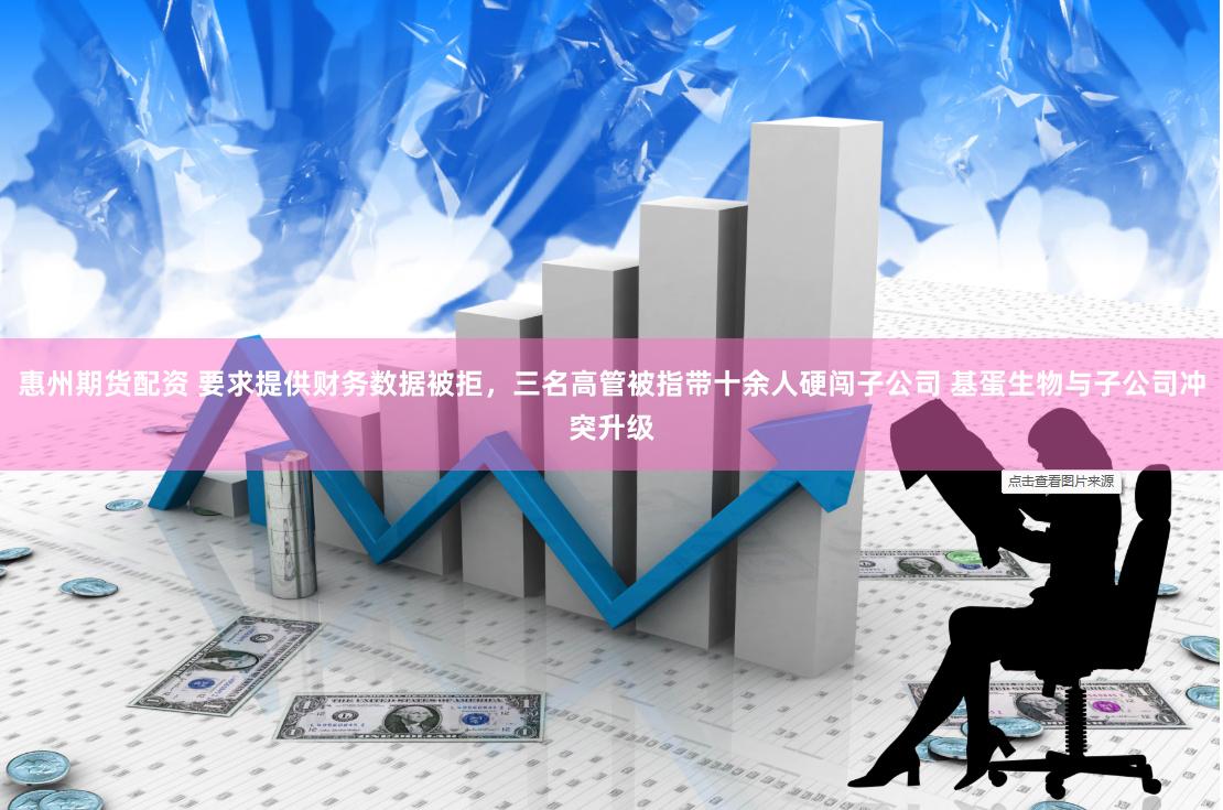 惠州期货配资 要求提供财务数据被拒，三名高管被指带十余人硬闯子公司 基蛋生物与子公司冲突升级