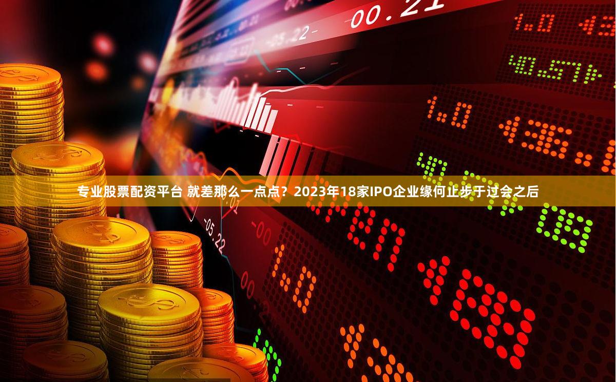 专业股票配资平台 就差那么一点点？2023年18家IPO企业缘何止步于过会之后